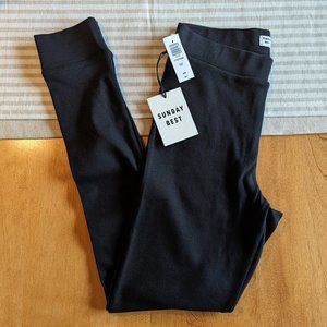 NWT Aritzia Sunday Best Josephine Leggings Medium or Small Cotton Blend